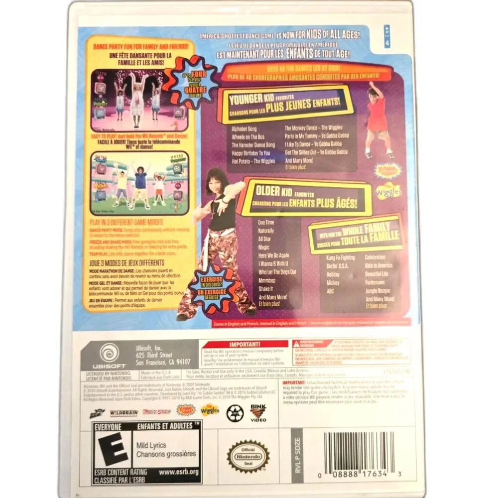 Just Dance Kids Nintendo Wii (No Manual)